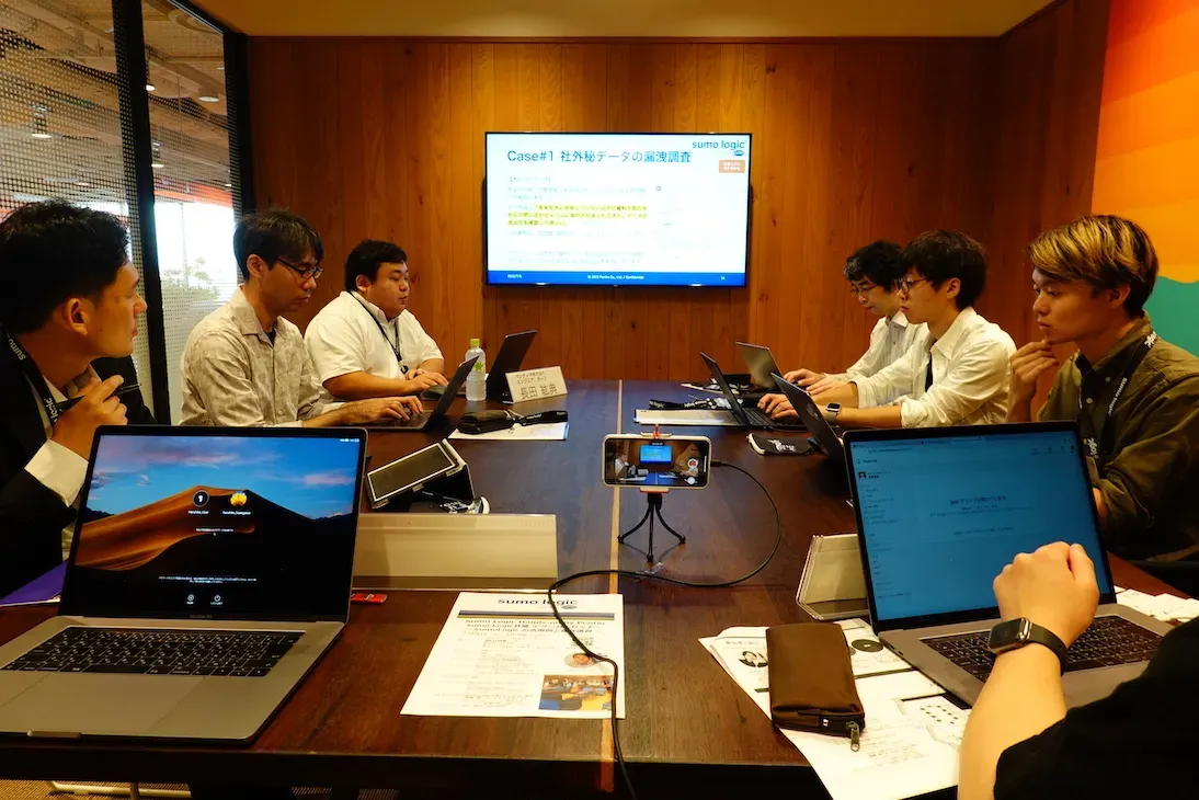 Sumo Logic Hands-on by Pentioの様子