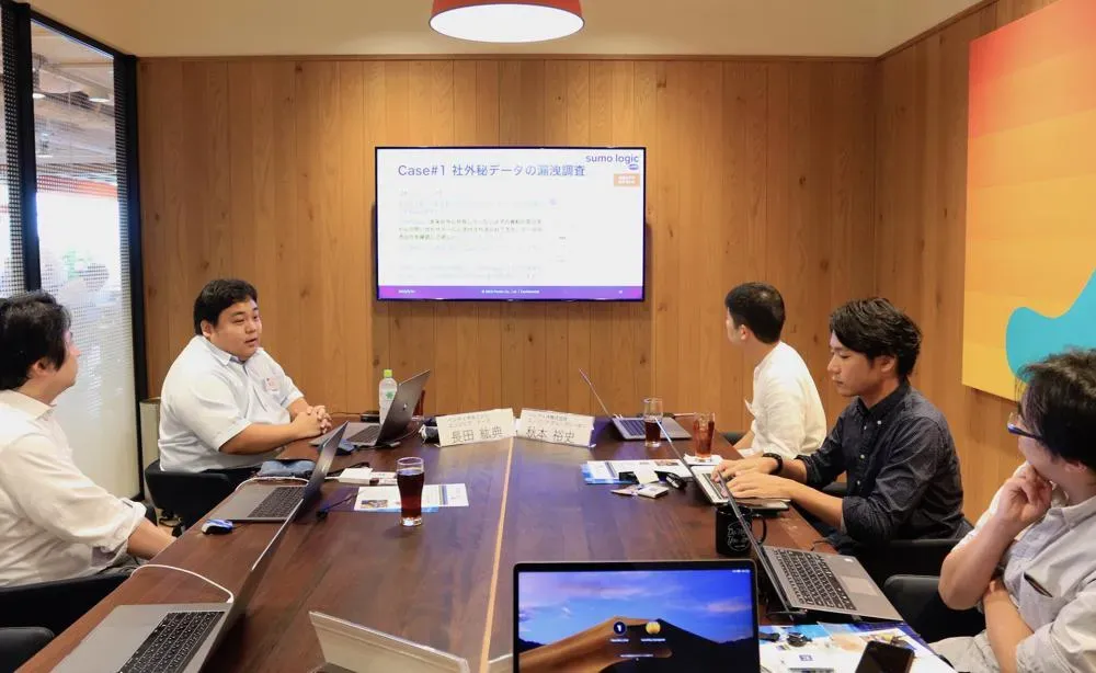 Sumo Logic Hands-on by Pentioの様子