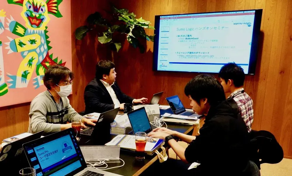 Sumo Logic Hands-on by Pentioの様子